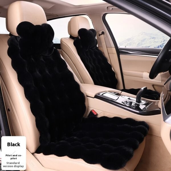 Bubble Velvet Car Seat Cushion