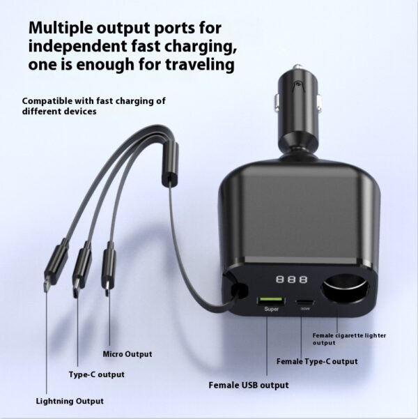 1a5fad94-d4d0-485e-b20c-ae221cdbe536_trans-1.jpeg Starry Sky Car Charger 120W Mobile Phone Flexible Wire Car Usb Cigarette Lighter