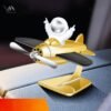 Car Astronaut Solar Airplane Aromatherapy Ornament (3) Car Aromatherapy Diffuser