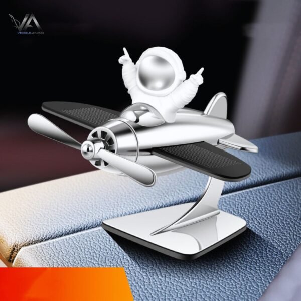 Car Astronaut Solar Airplane Aromatherapy Ornament (4) Astronaut Car Decor