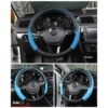 Car Steering Wheel Cover Leather Summer Four Seasons Steering Wheel Cover Breathable Thousand Models (3) Non-slip Car Grip
