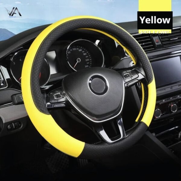 Car Steering Wheel Cover Leather Summer Four Seasons Steering Wheel Cover Breathable Thousand Models (4) Steering Wheel Protector