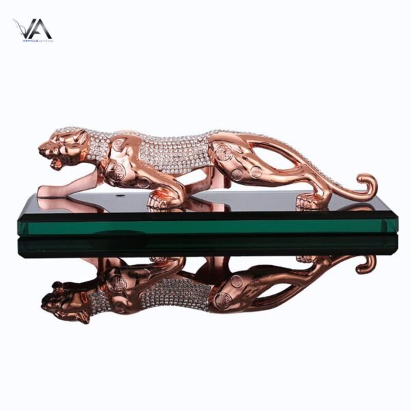 Leopard Car Perfume Ornament Creative Jewelry (6) Gold Car Decor