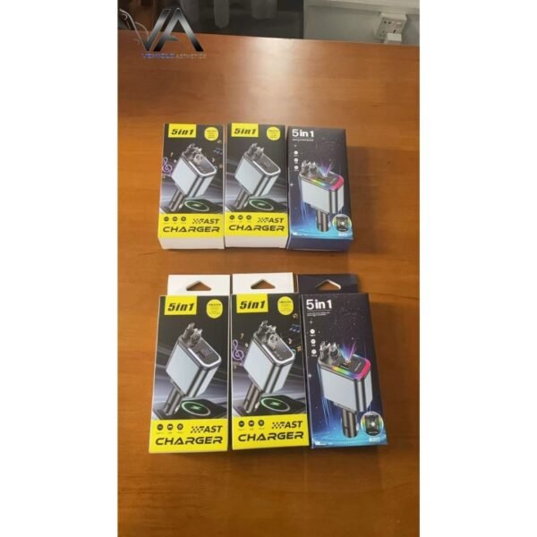 Starry Sky Car Charger 120W Mobile Phone Flexible Wire Car Usb Cigarette Lighter (1) Starry Sky Car Charger