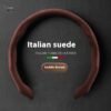 Steering Wheel Cover Suede Four Seasons Universal (2) Car Interior Decor
