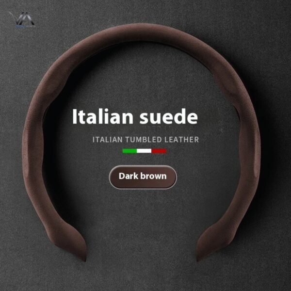 Steering Wheel Cover Suede Four Seasons Universal (8) Vehicle Steering Wheel Cover