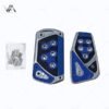 x Non-Slip Automatic Gas Brake Foot Pedal Pad Cover Car Accessories Parts Blue (3) Automatic Transmission Pedals