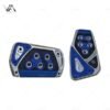 x Non-Slip Automatic Gas Brake Foot Pedal Pad Cover Car Accessories Parts Blue (4) Non-Slip Automatic Gas Brake Foot Pedal Pad Cover Car Accessories Parts Blue